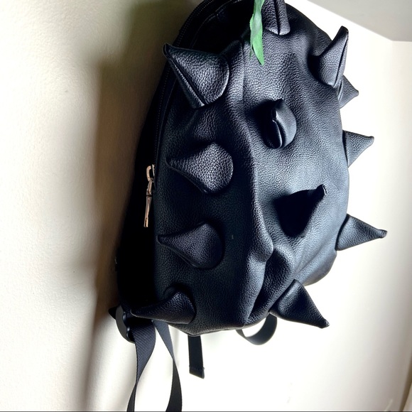 Rare Mad Pax Black Spiketus Rex Pint Mini Backpack - Picture 7 of 10